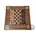 Купить резные шахматы нарды шашки "Королевский гамбит"