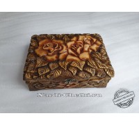 Шкатулка резная "Розарий"